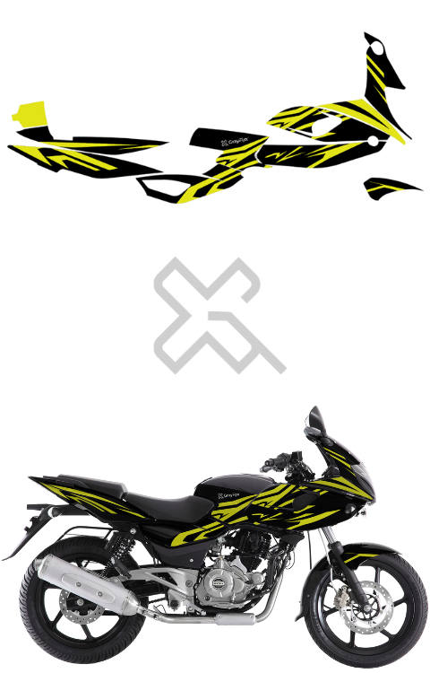Pulsar 220 Full Body Sticker | Pulsar 220F Full Graphics